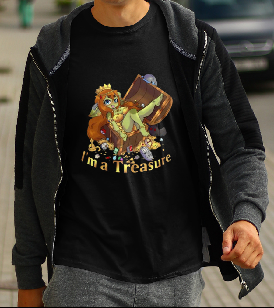 Gob Mode I'm A Treasure Chibi Goblin In Treasure Chest T-Shirt