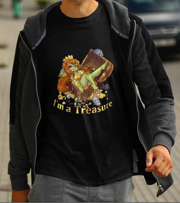 Gob Mode I'm A Treasure Chibi Goblin In Treasure Chest T-Shirt