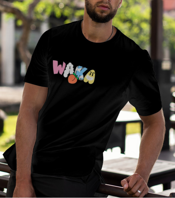 Willito Waka Kulo Y Tetas Peach And Emoji Elements T-Shirt