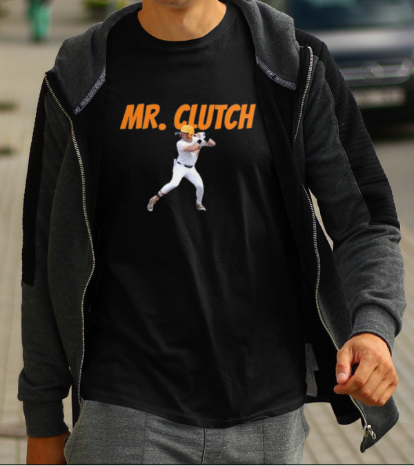 Mr. Clutch Dylan Dreiling Baseball Action T-Shirt
