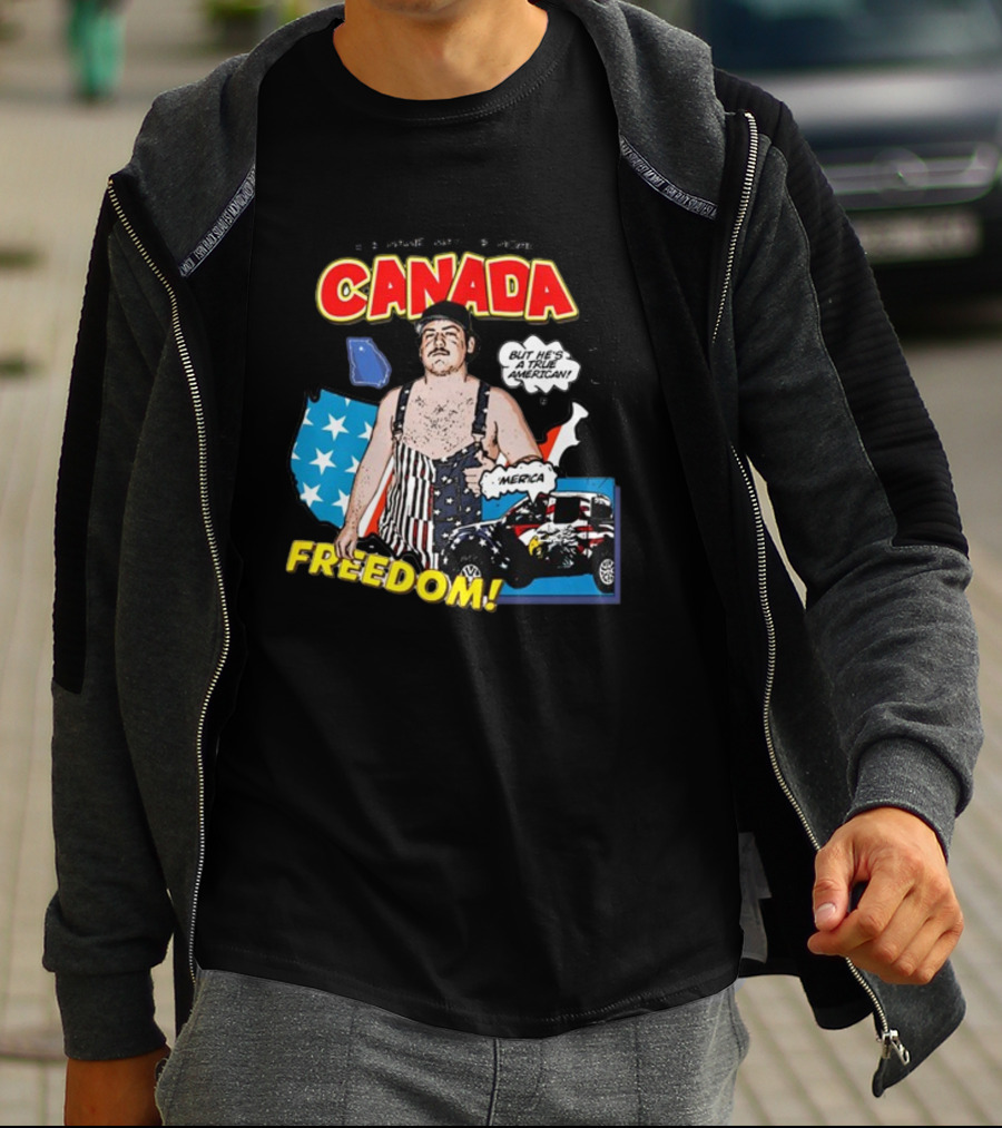 His Name May Be Noah Canada Freedom True American Comic T-Shirt
