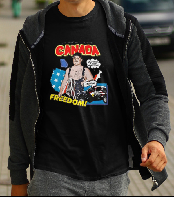 His Name May Be Noah Canada Freedom True American Comic T-Shirt