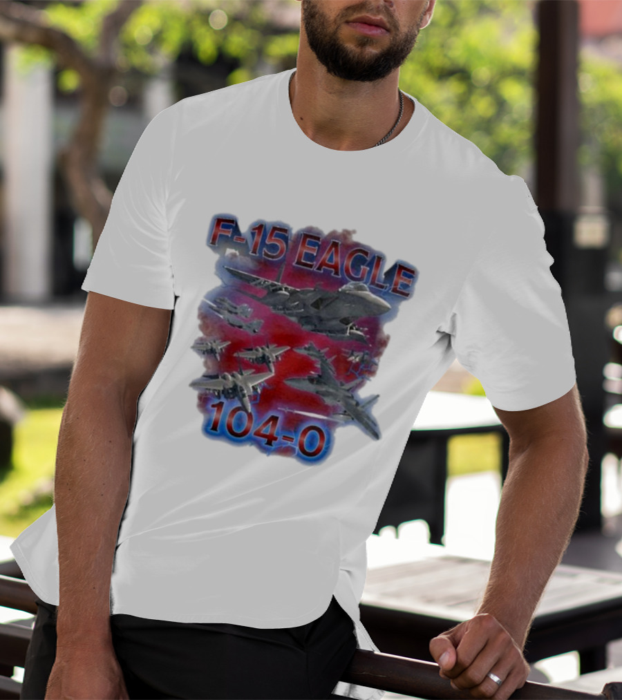 F-15 Eagle 104-0 Military Fighter Jets Aviation T-Shirt