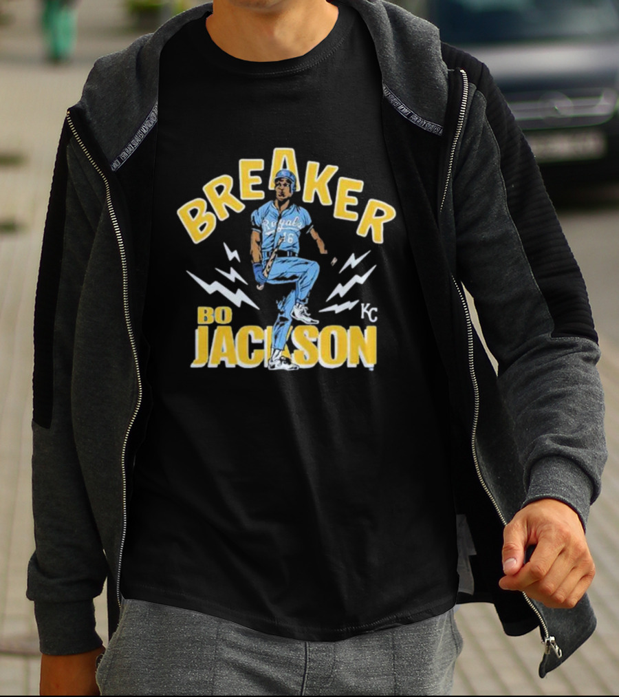 Kansas City Royals Bo Jackson KC Breaker 16 T-Shirt