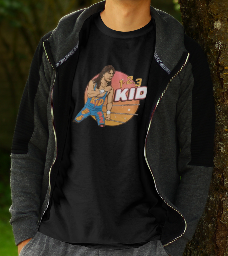1-2-3 Kid Wrestling Legend Retro Graphics T-Shirt