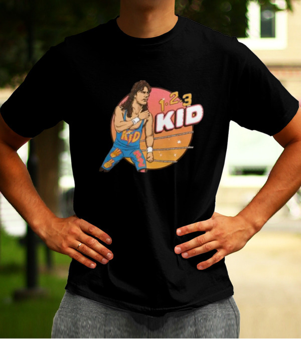 1-2-3 Kid Wrestling Legend Retro Graphics T-Shirt