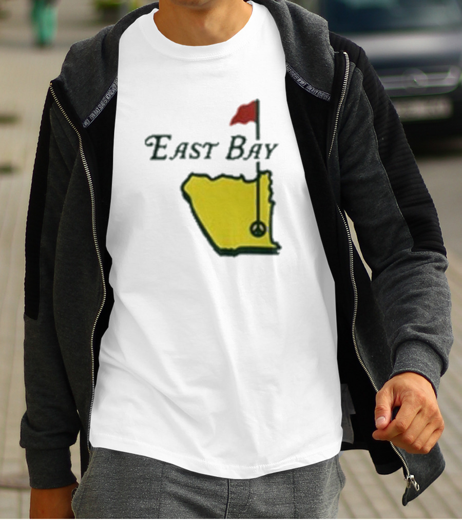 Oaklandish East Bay Golf Map With Flag Hole T-Shirt