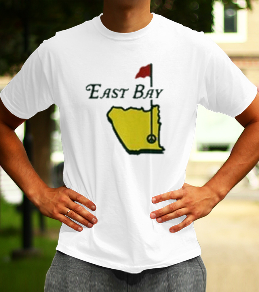 Oaklandish East Bay Golf Map With Flag Hole T-Shirt