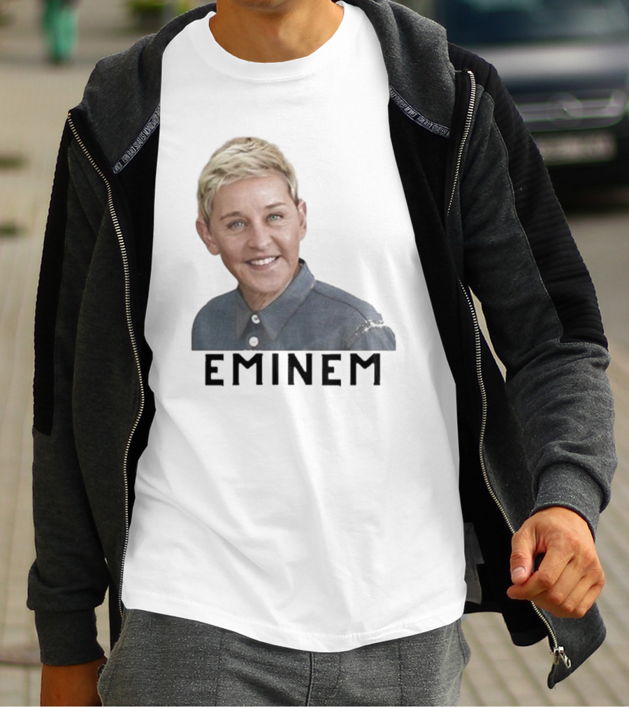 Eminem Ellen Degeneres Face Mashup T-Shirt