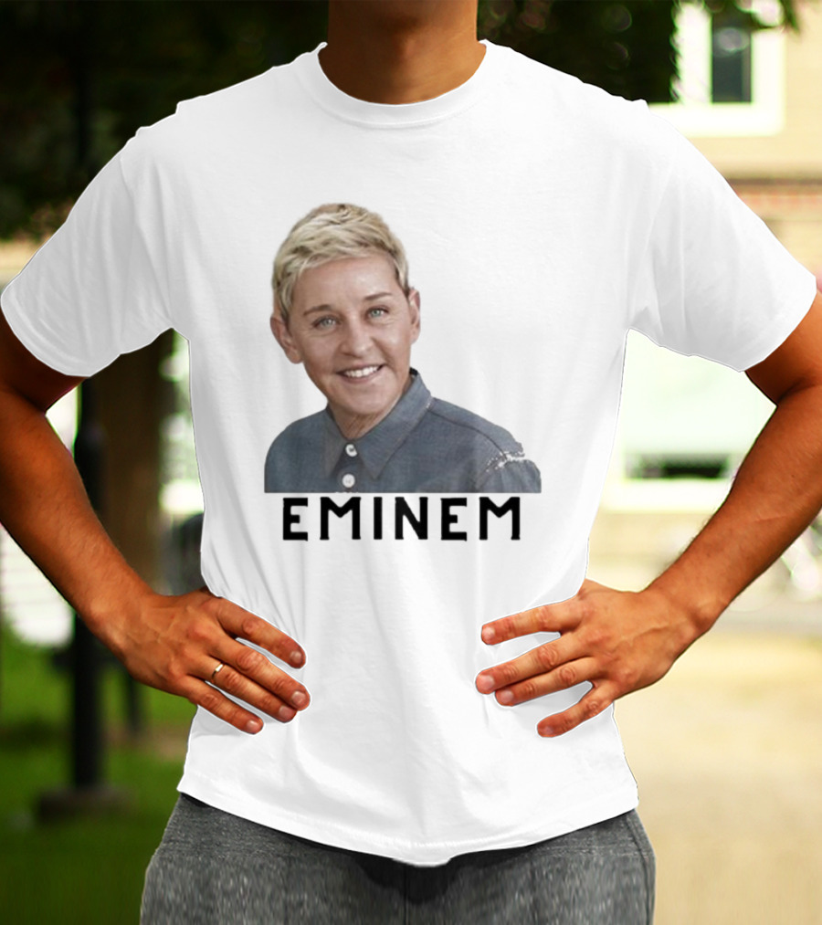 Eminem Ellen Degeneres Face Mashup T-Shirt