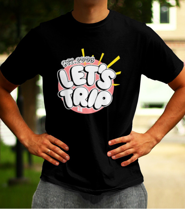 Let's Trip Bubble Est 2003 Sunburst T-Shirt
