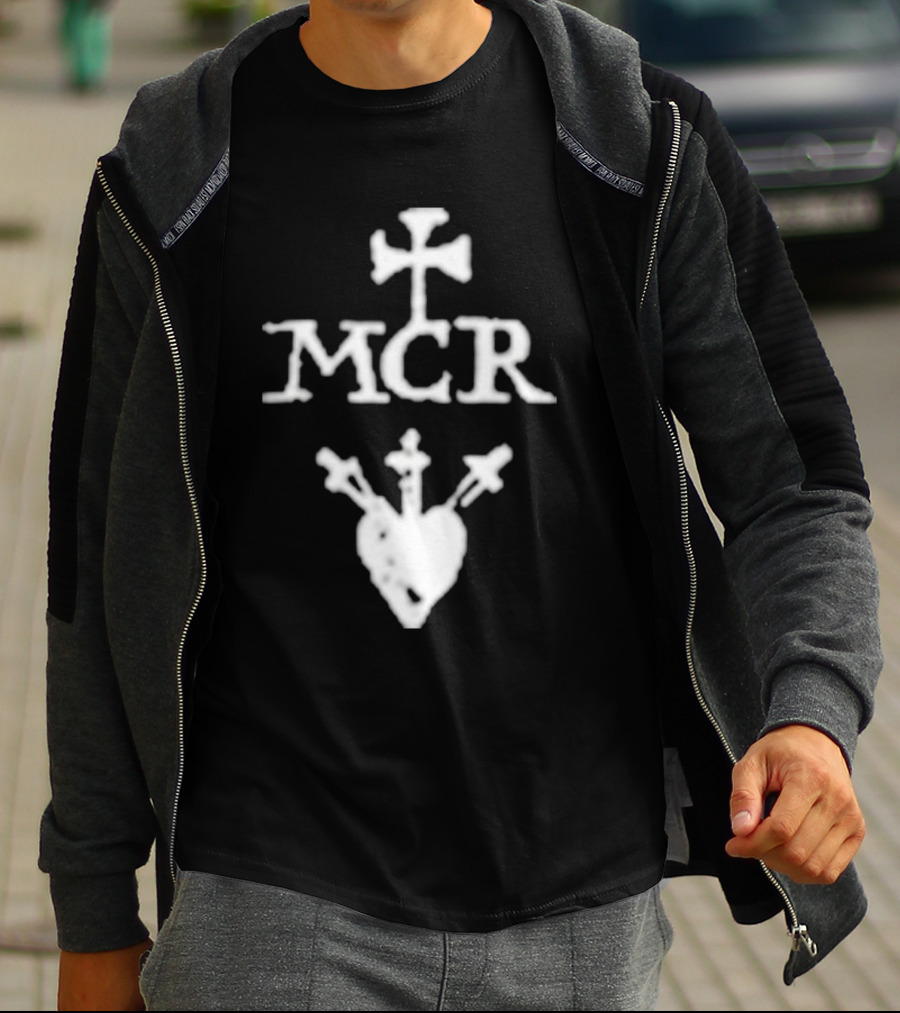 MCR From The Earth To The Morgve Heart Cross Symbol In Aeternum T-Shirt