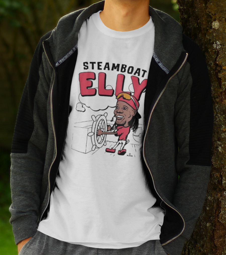 STEAMBOAT ELLY Elly De La Cruz Wheel Turner Cartoon T-Shirt