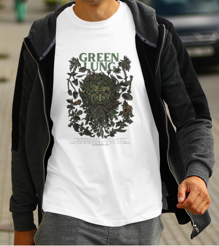 Green Lung Mythical Foliate Face Live At Hellfest T-Shirt