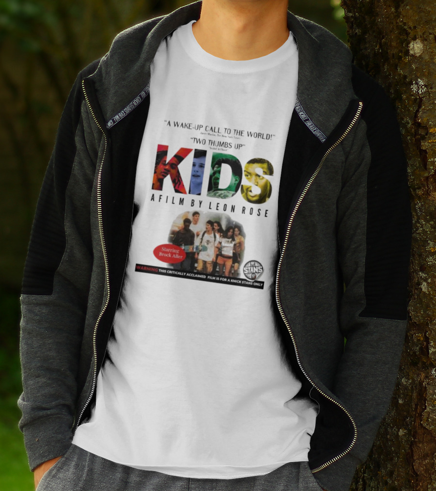 A Wake-up Call To The World Two Thumbs Up Kids A Film By Leon Rose Starring Brock Aller T-Shirt