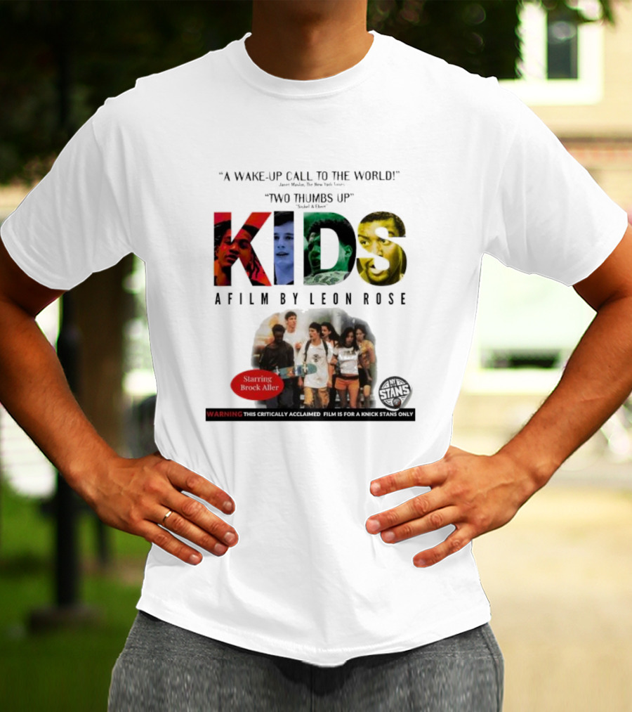 A Wake-up Call To The World Two Thumbs Up Kids A Film By Leon Rose Starring Brock Aller T-Shirt
