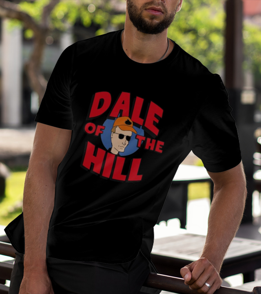 Dale Of The Hill King Of The Hill Character With Sunglasses And Orange Hat T-Shirt