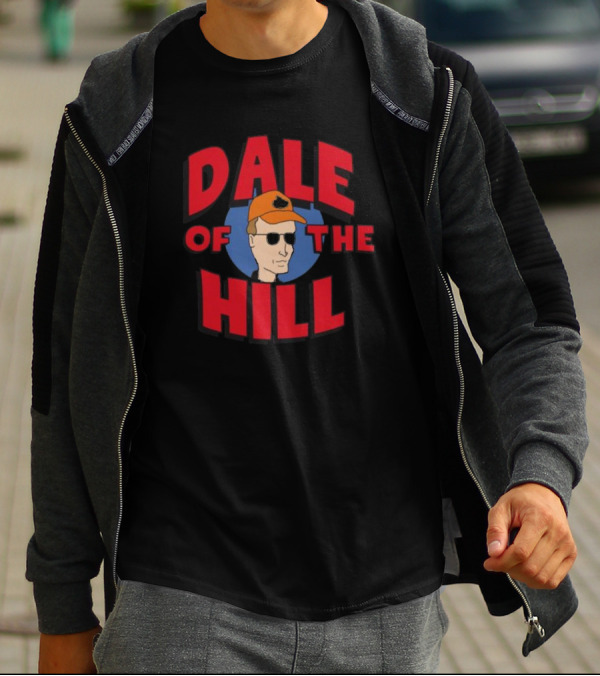 Dale Of The Hill King Of The Hill Character With Sunglasses And Orange Hat T-Shirt