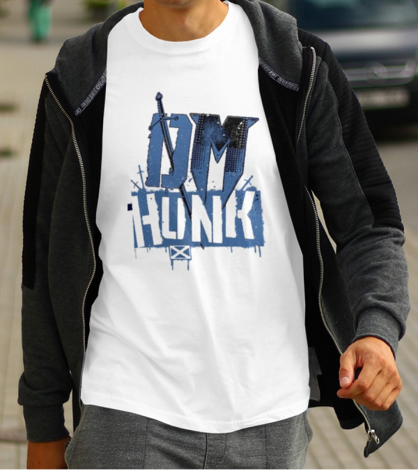 Drew Mcintyre DM Hunk Crossed Swords Ringer T-Shirt