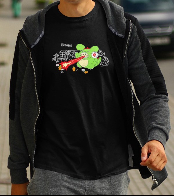 Fatrabbitfarm San Diego Monster End Of The Line No Running T-Shirt