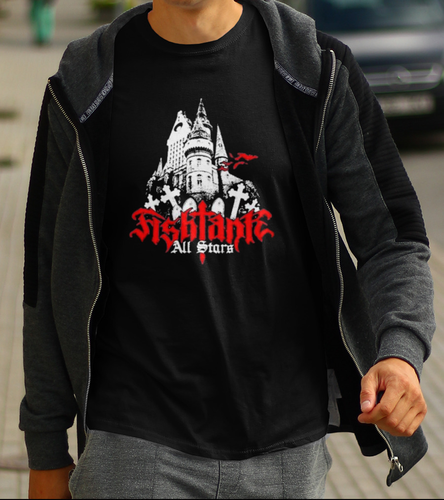 Fishtank All Stars Vampire Castle With Crosses T-Shirt