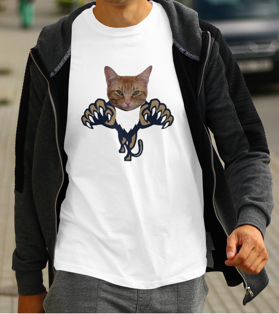 Florida Panthers Cat Head Logo Paul Maurice T-Shirt