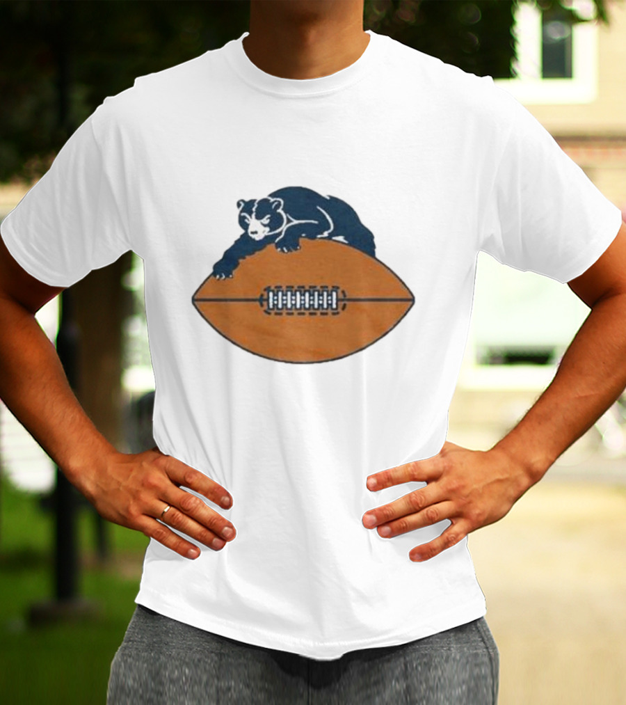 Chicago Bears Vintage Bear And Football Logo 1946 T-Shirt