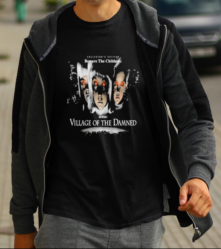 Collector's Edition John Carpenter's Village Of The Damned Beware The Children T-Shirt