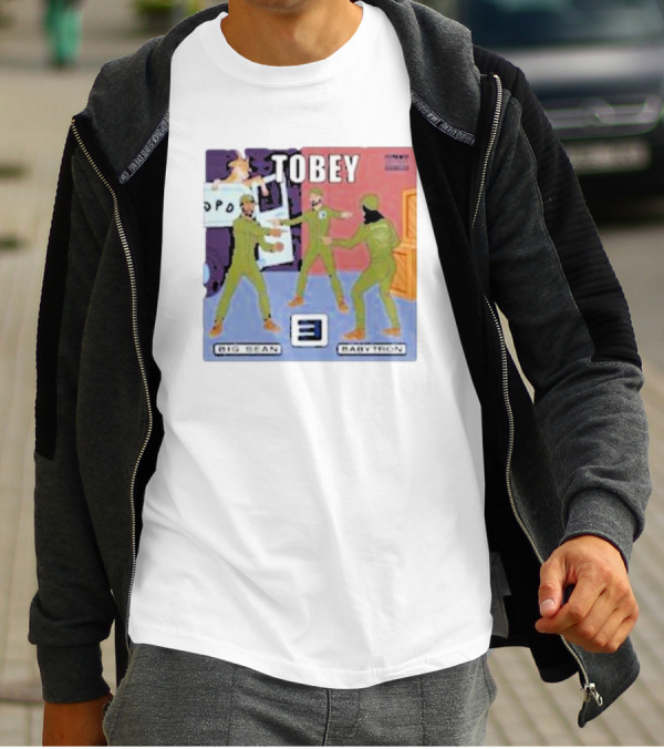 Eminem Tobey Big Sean BabyTron Meme Three Spider-Men Arms T-Shirt