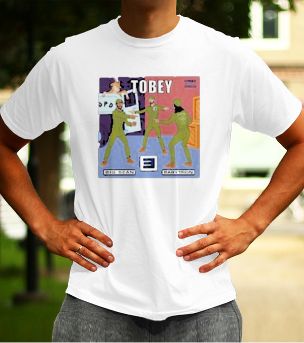 Eminem Tobey Big Sean BabyTron Meme Three Spider-Men Arms T-Shirt