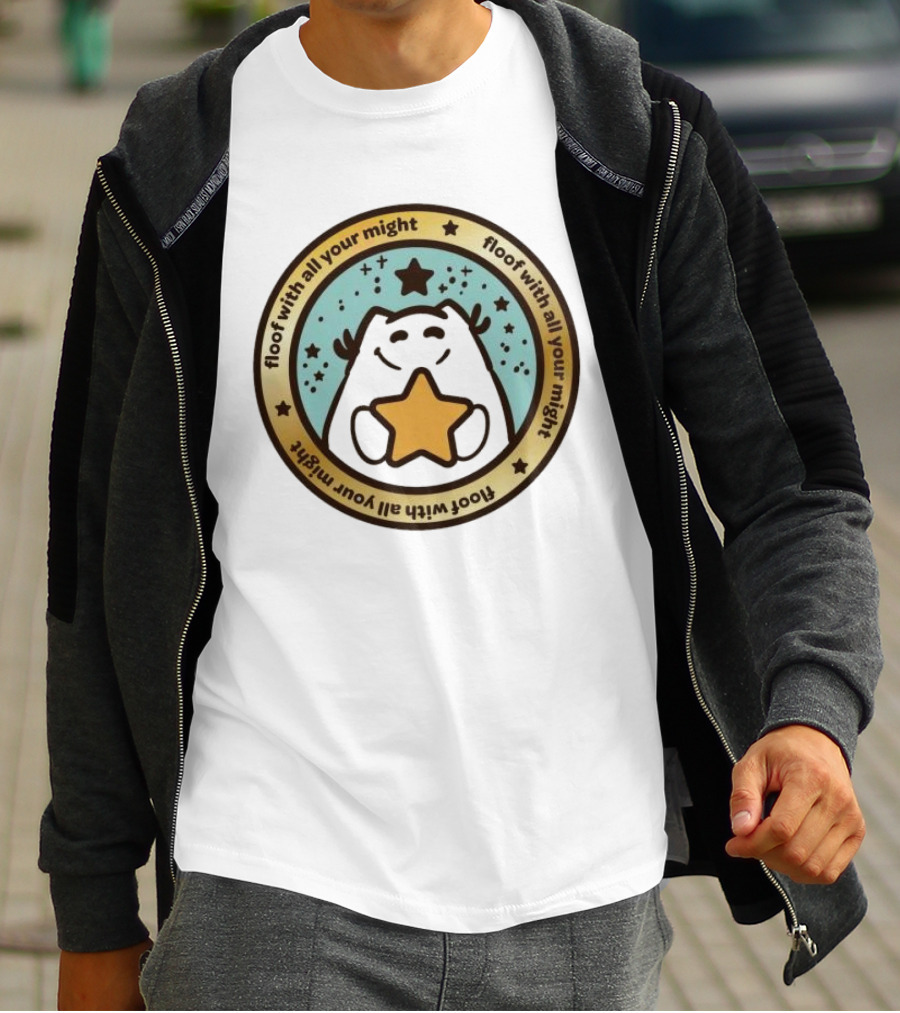 Floof With All Your Might Starry Circle Logo Est 2005 T-Shirt