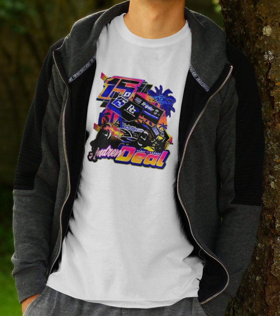 15 Andrew Deal Victory KC Motorsports Caney Kansas Racing T-Shirt