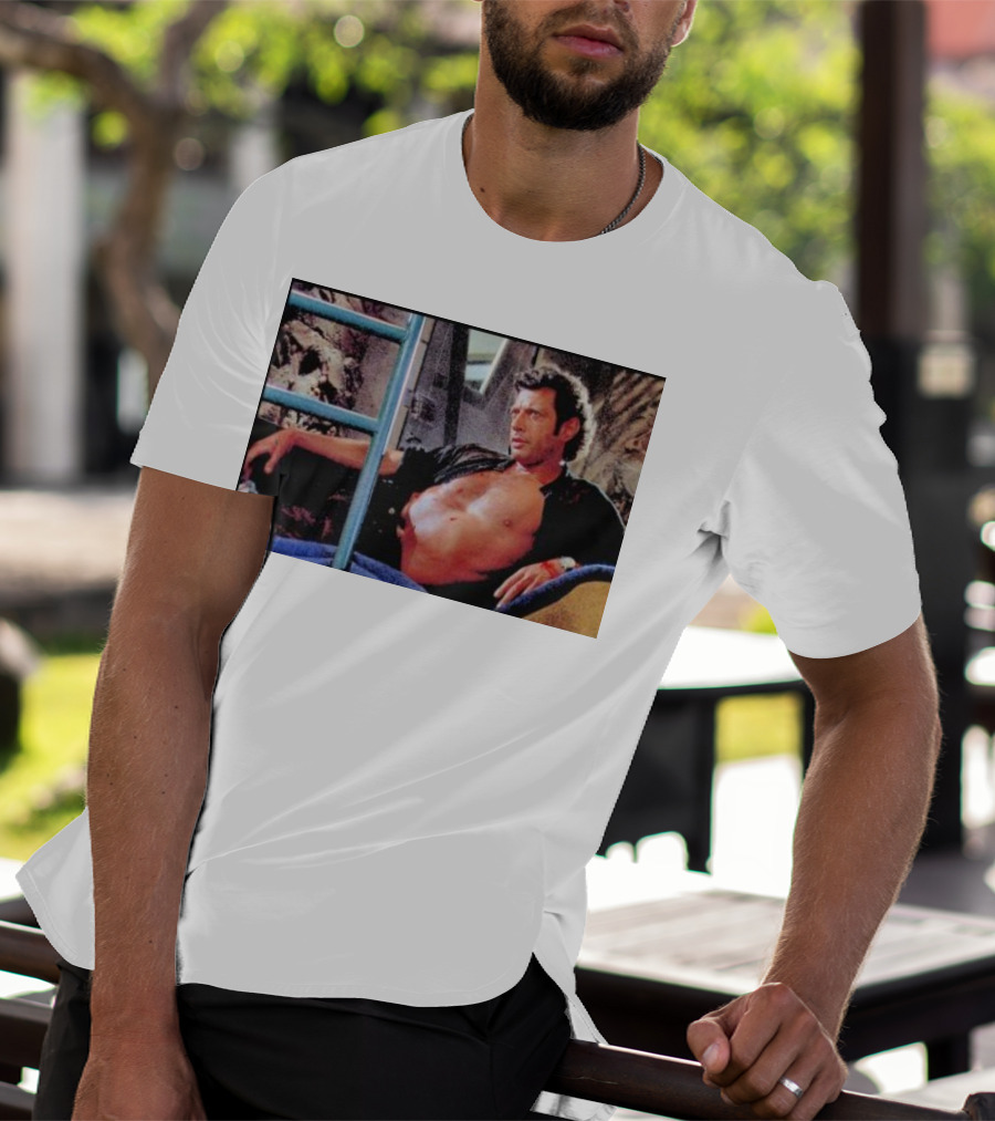 Ian Malcolm Jurassic Park Iconic Scene T-Shirt