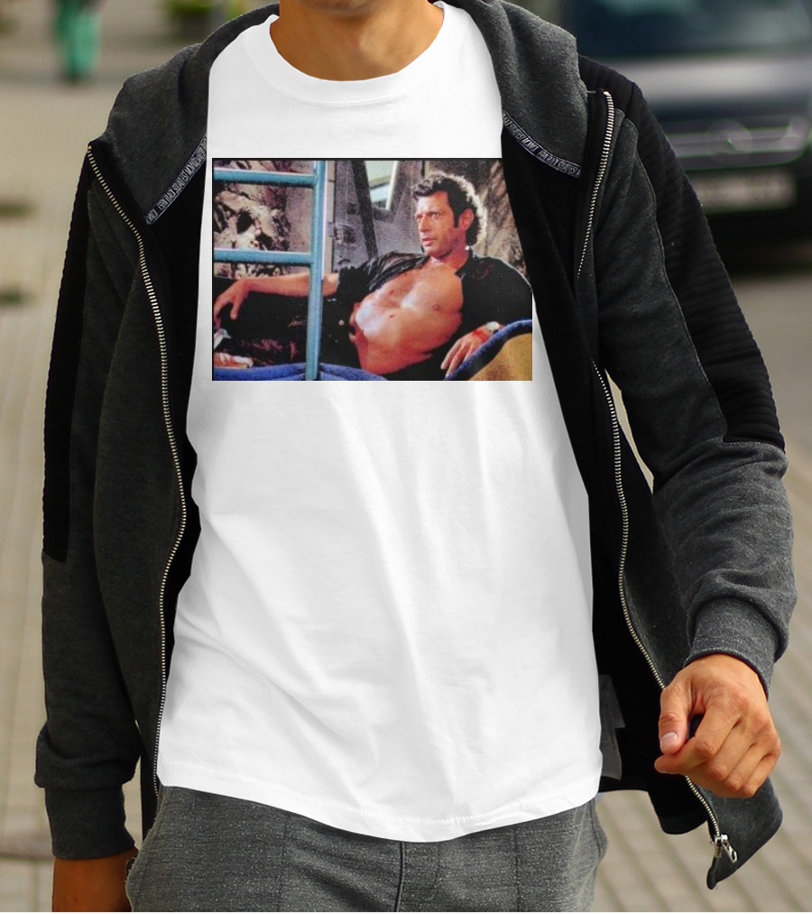Ian Malcolm Jurassic Park Iconic Scene T-Shirt