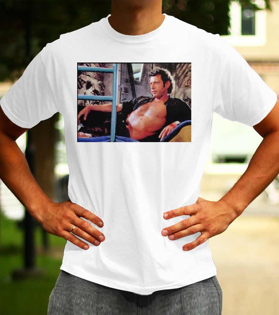 Ian Malcolm Jurassic Park Iconic Scene T-Shirt
