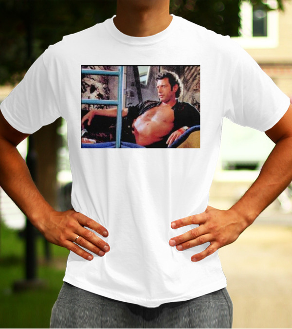 Ian Malcolm Jurassic Park Iconic Scene T-Shirt