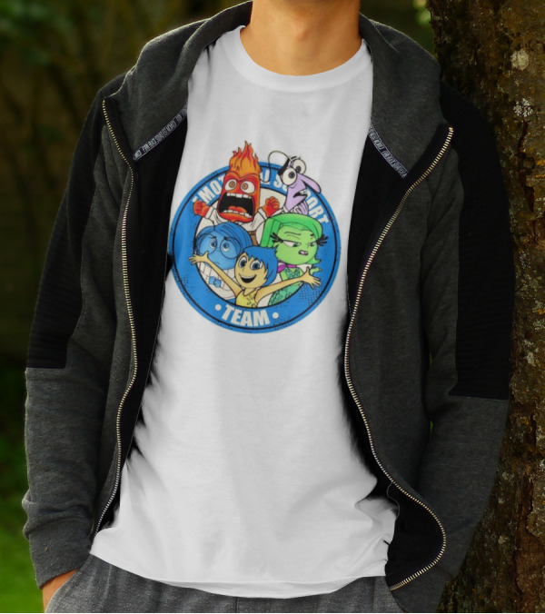 Emotional Support Team Inside Out Characters Riley's Emotions T-Shirt
