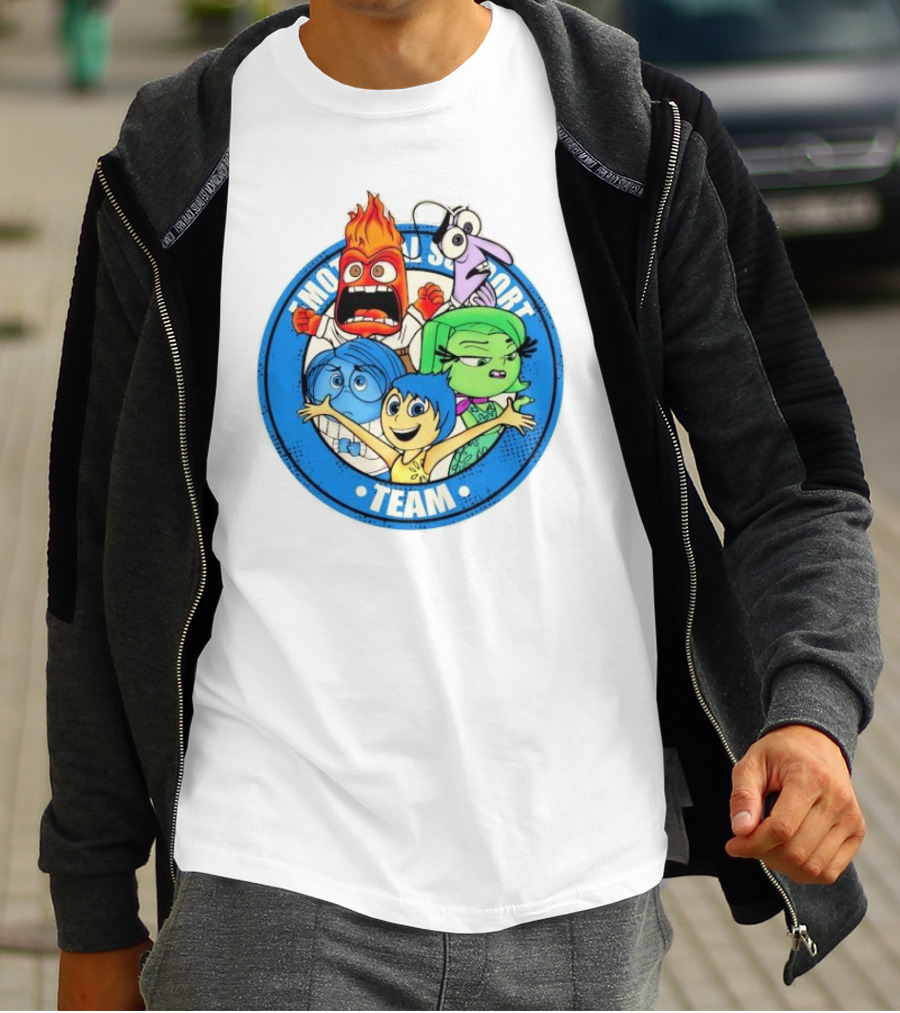 Emotional Support Team Inside Out Characters Riley's Emotions T-Shirt