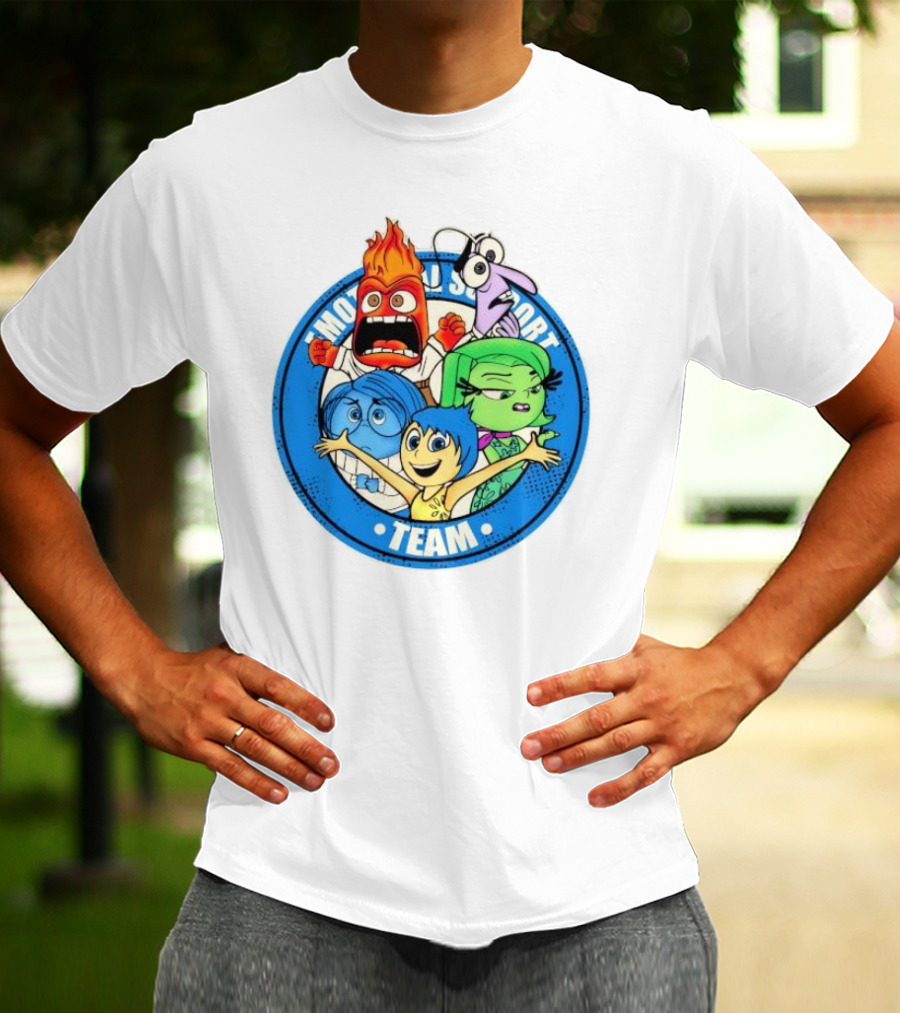 Emotional Support Team Inside Out Characters Riley's Emotions T-Shirt
