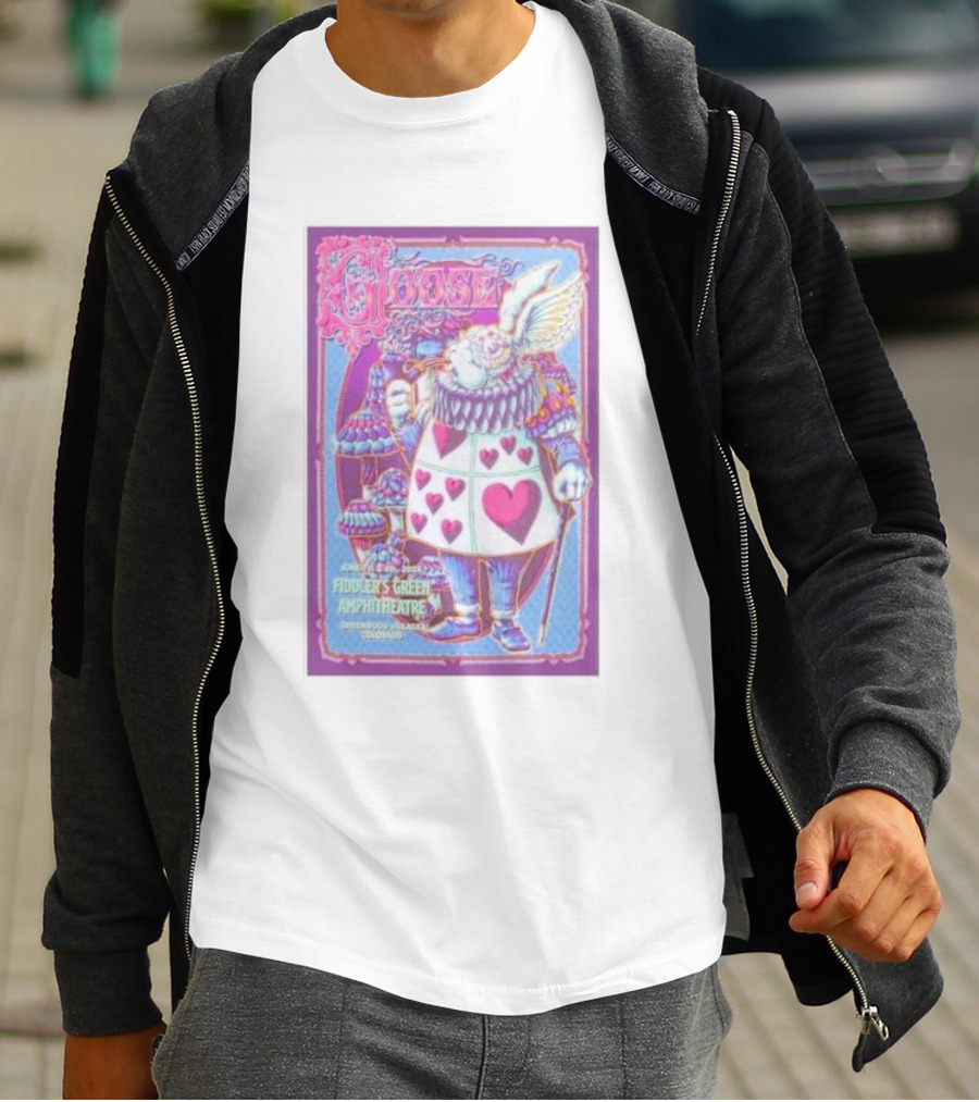 Goose At Fiddler's Green Amphitheatre Denver Wonderland T-Shirt