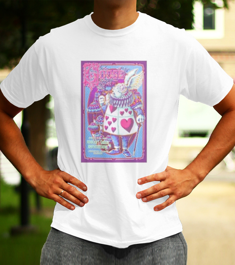 Goose At Fiddler's Green Amphitheatre Denver Wonderland T-Shirt