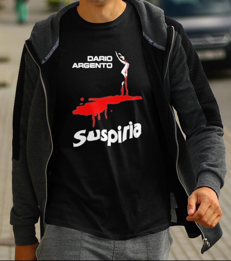 Dario Argento Suspiria Louisa Red Silhouette Blood Splatter T-Shirt