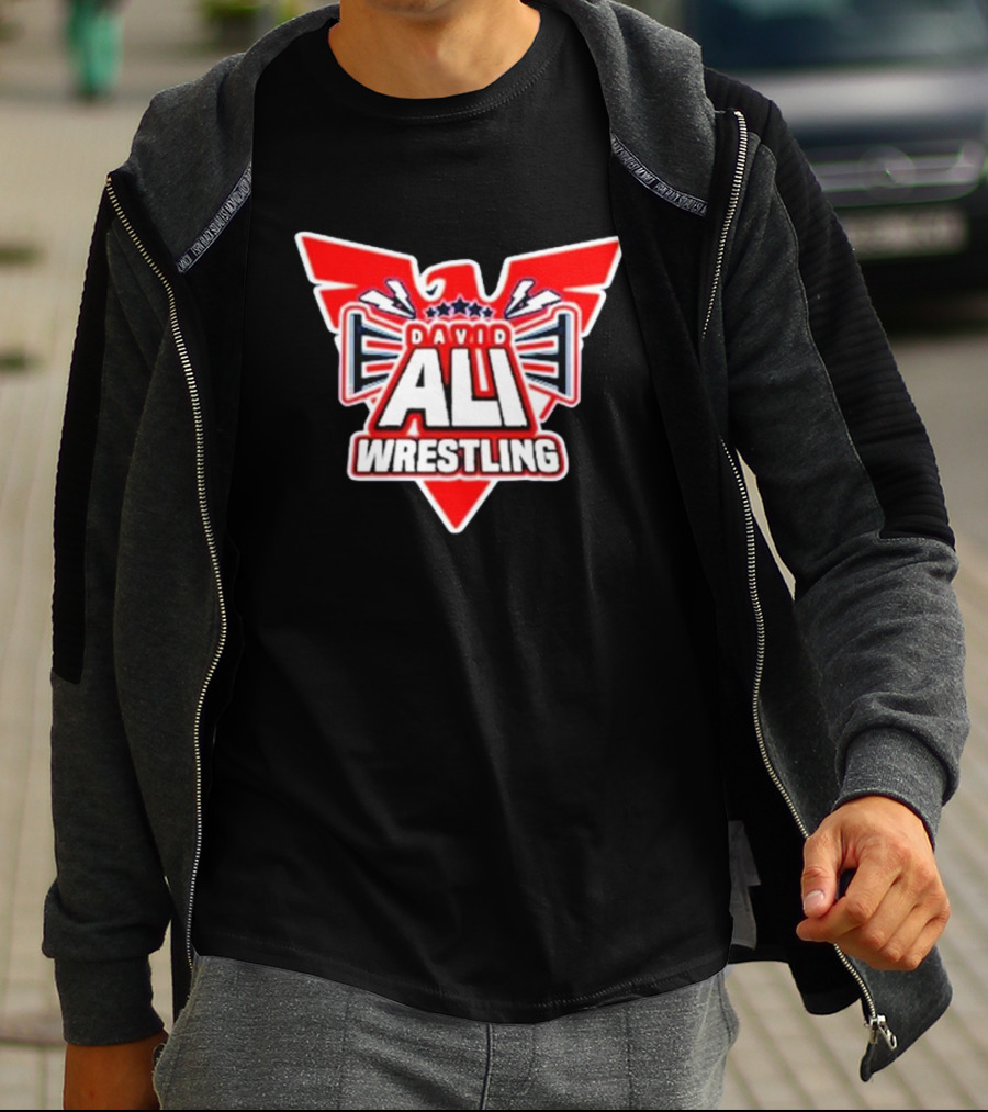 David Ali Wrestling USA Double-sided T-Shirt