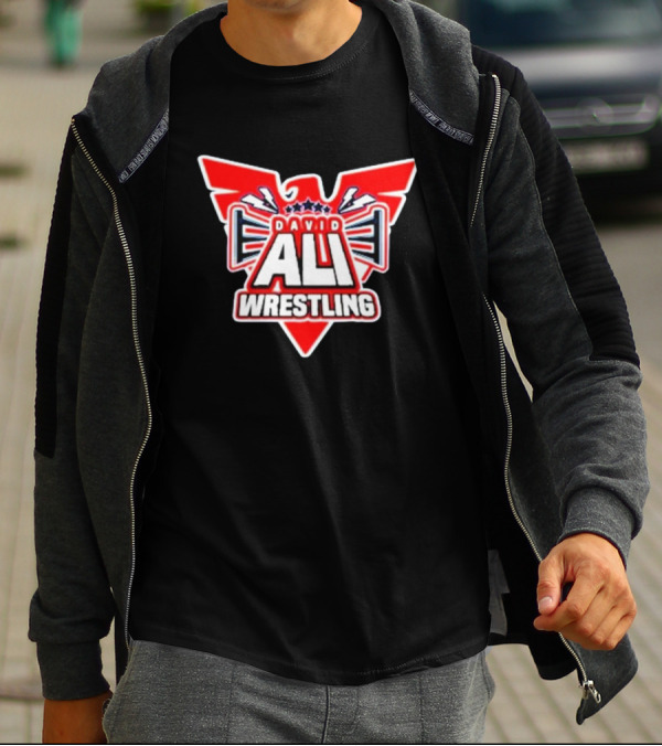 David Ali Wrestling USA Double-sided T-Shirt