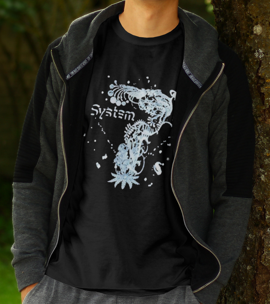 System 7 Unique Floral T-Shirt