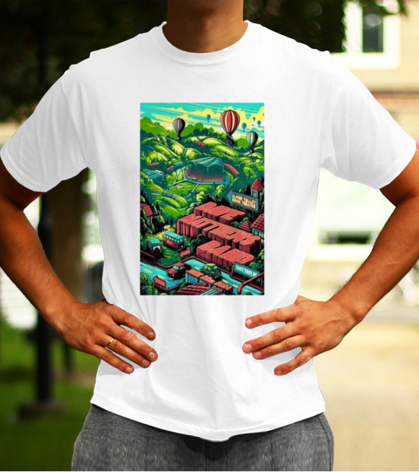 Dave Matthews Band Alpine Valley Music Theatre East Troy Hot Air Balloons June 22 T-Shirt