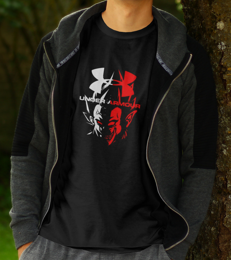 Vegeta Dual Face Under Armour Dragon Ball T-Shirt