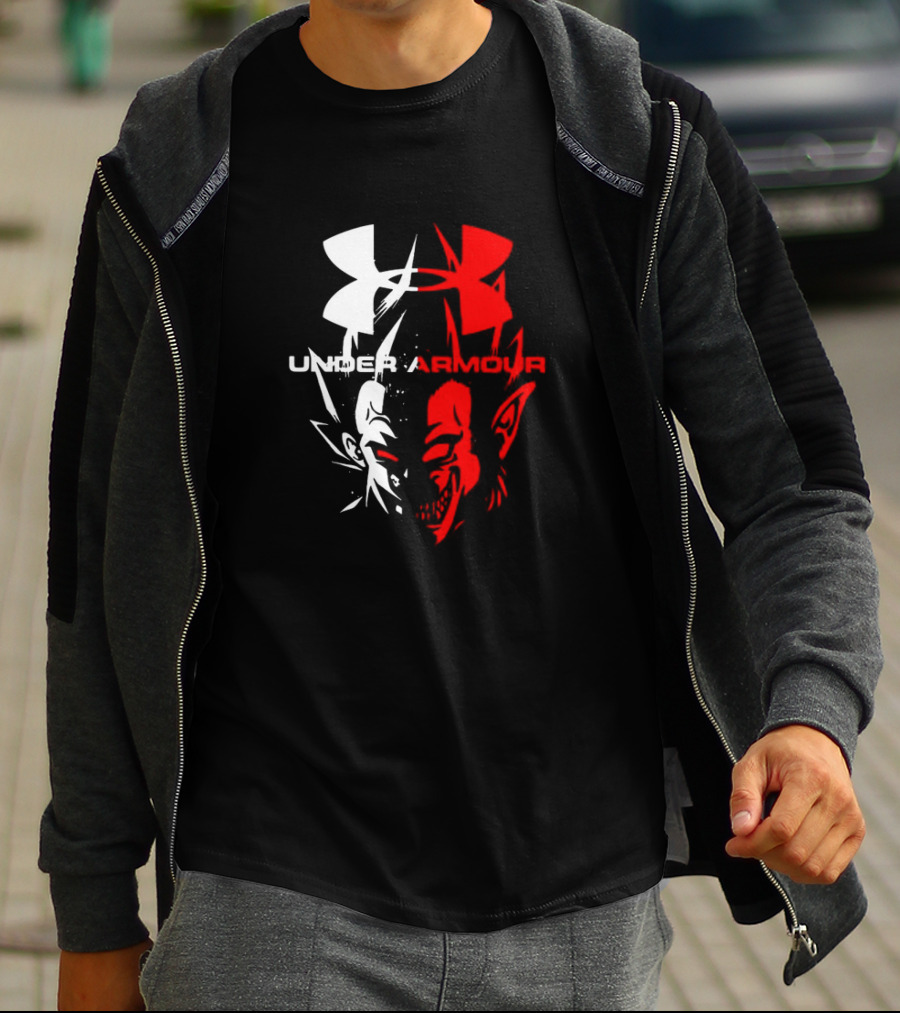 Vegeta Dual Face Under Armour Dragon Ball T-Shirt