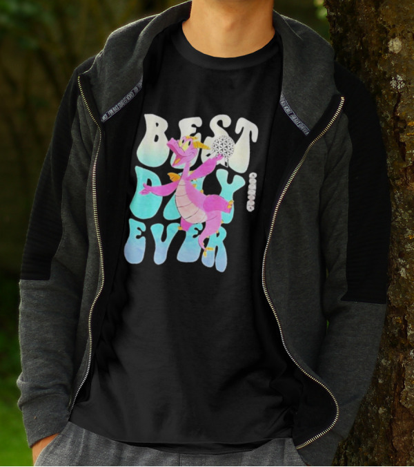Best Day Ever Figment Dragon Epcot Spaceship Earth T-Shirt