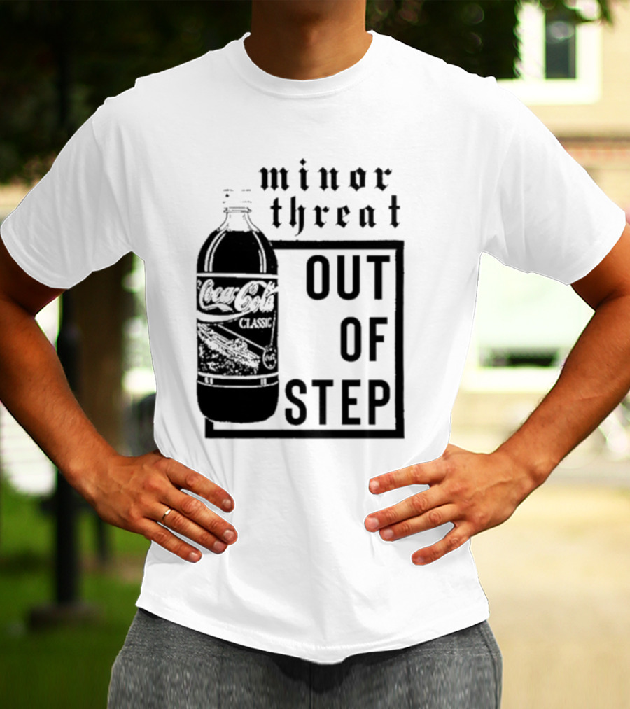 Minor Threat Out Of Step Coca-Cola Classic Bottle T-Shirt